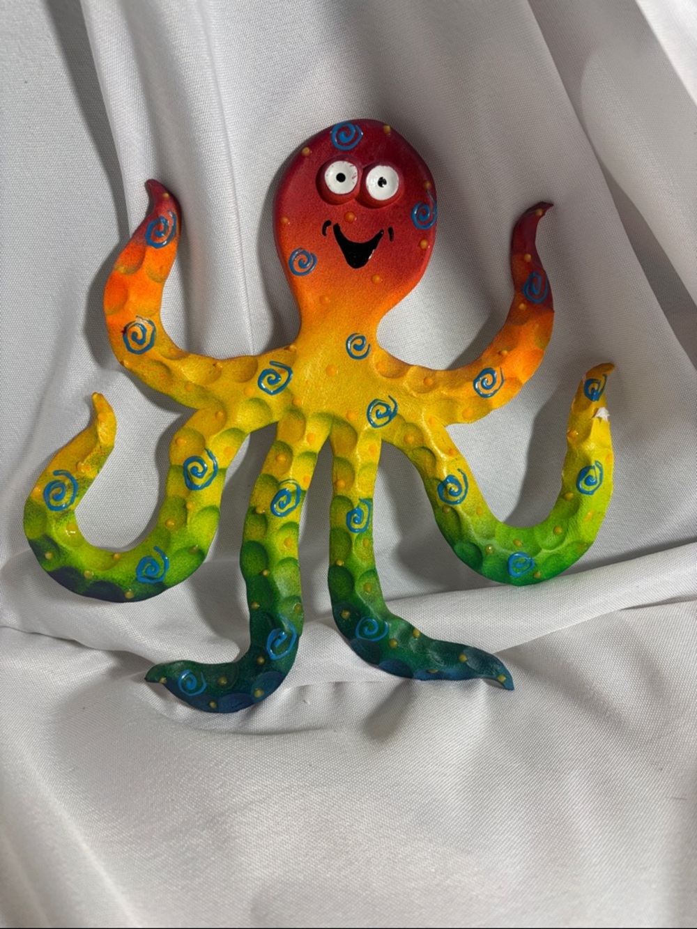 Colorful Rainbow Octopus Wall Art
